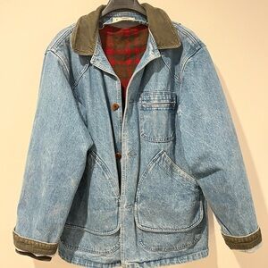 LL Bean Jean Barn Jacket Vintage